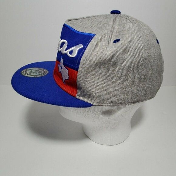 Malaki Texas Snapback Hat Flat Brim Kings Choice - Picture 3 of 12